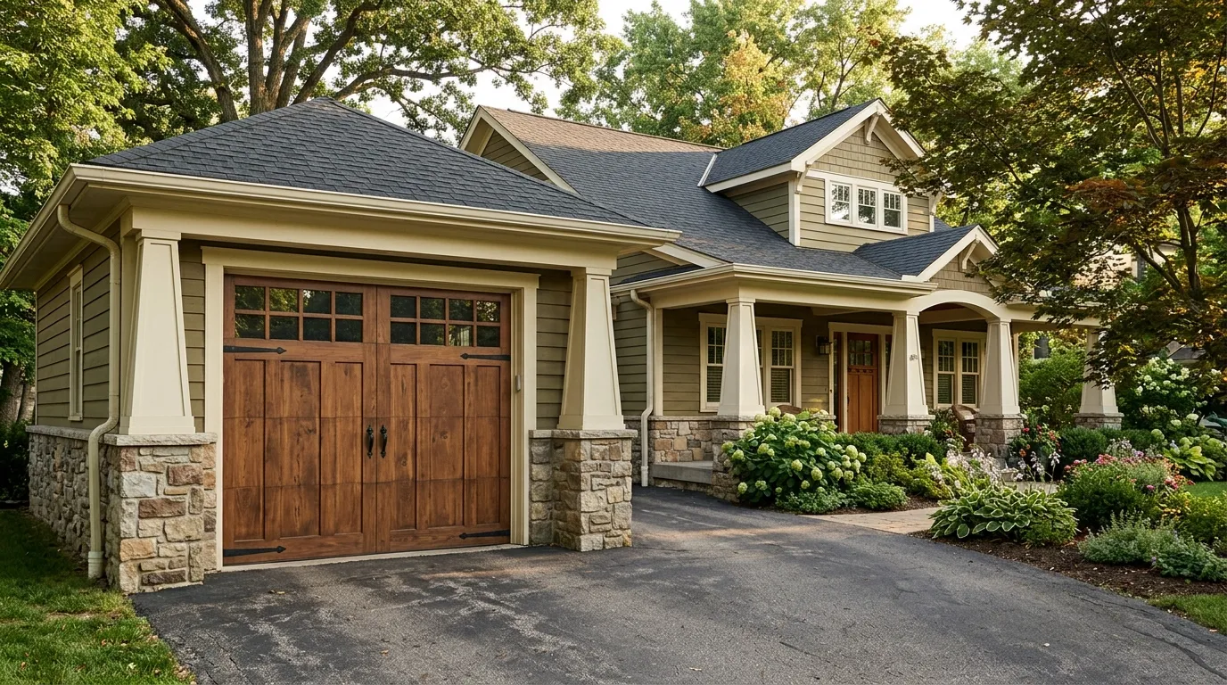 Garage door work on a home in Peoria